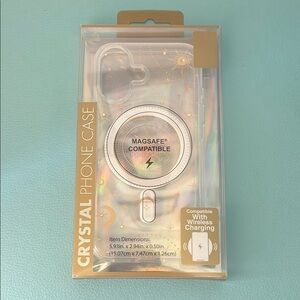 iPhone 16 Crystal Phone Case with MagSafe Compatibility
